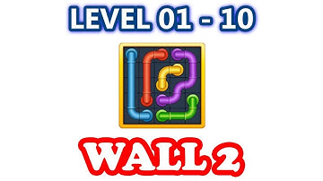 Line Puzzle: Pipe Art - Wall 2 Pack Level 1 - 10 - Walkthrough
