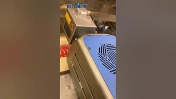 EC JET CO2 laser coding machine coding on cigarette boxes ECL1100
