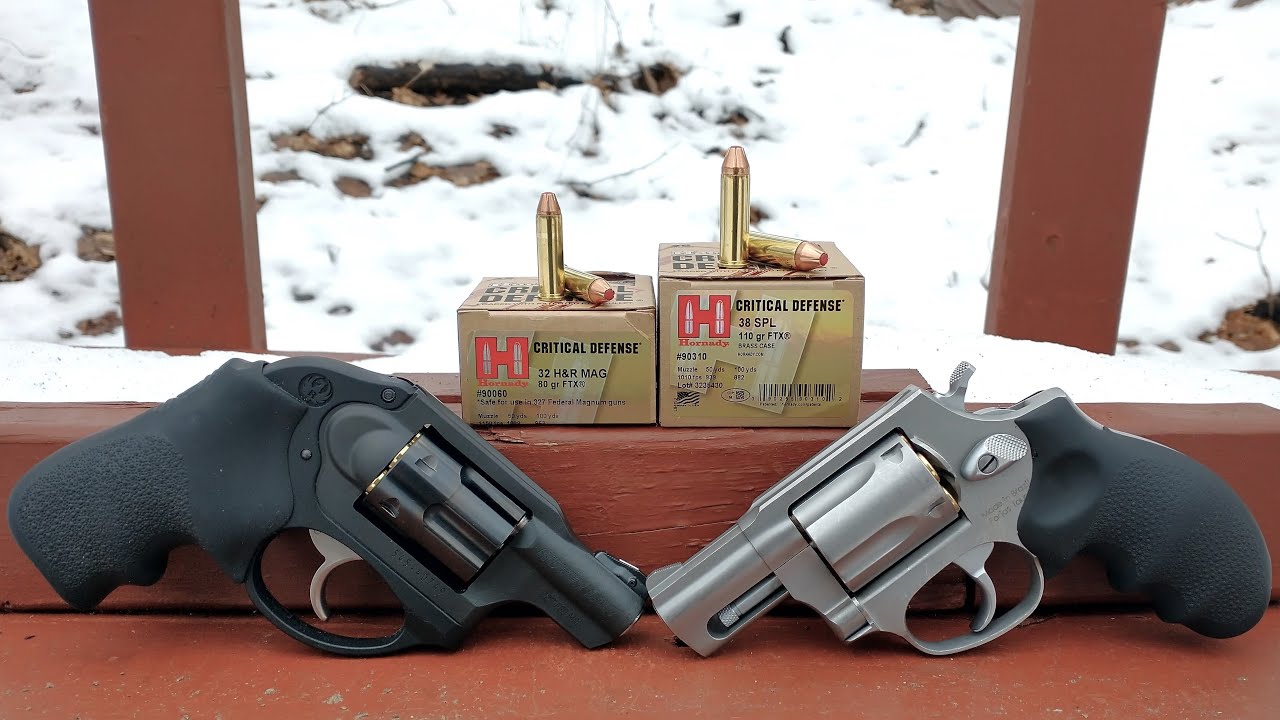 🌶️Spicy Little Pill - .32 H&R Magnum VS .38 Special - Hornady Critical  Defense 