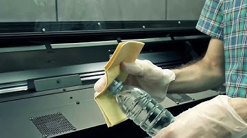 10. Cleaning the Encoder Strip on the HP Latex 110 Printer