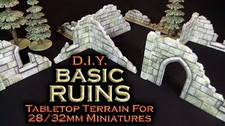 Episode 82 : Basic Ruins (for DnD, Warhammer, Frostgrave, Mordheim, etc.)