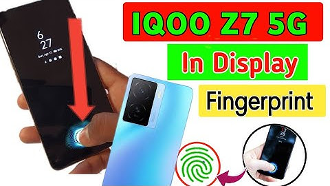 How To Set In Display Fingerprint Setting IQOO Z7 5g | iqoo z7 5g me fingerprint lock kaise lagaye