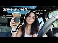 DRIVE WITH ME + my summer/roadtrip playlist!