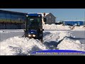 Solis 26 Кабина, с отвалом снежным, испытание в реальном времени по чистке снега