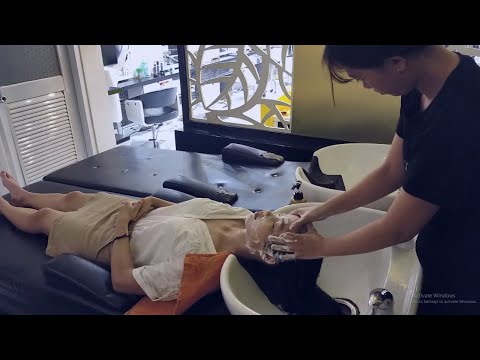 Vietnam Barbershop | Only 2$ Relaxing and Cleaning Head, Face - Massage Neck, Shoulder