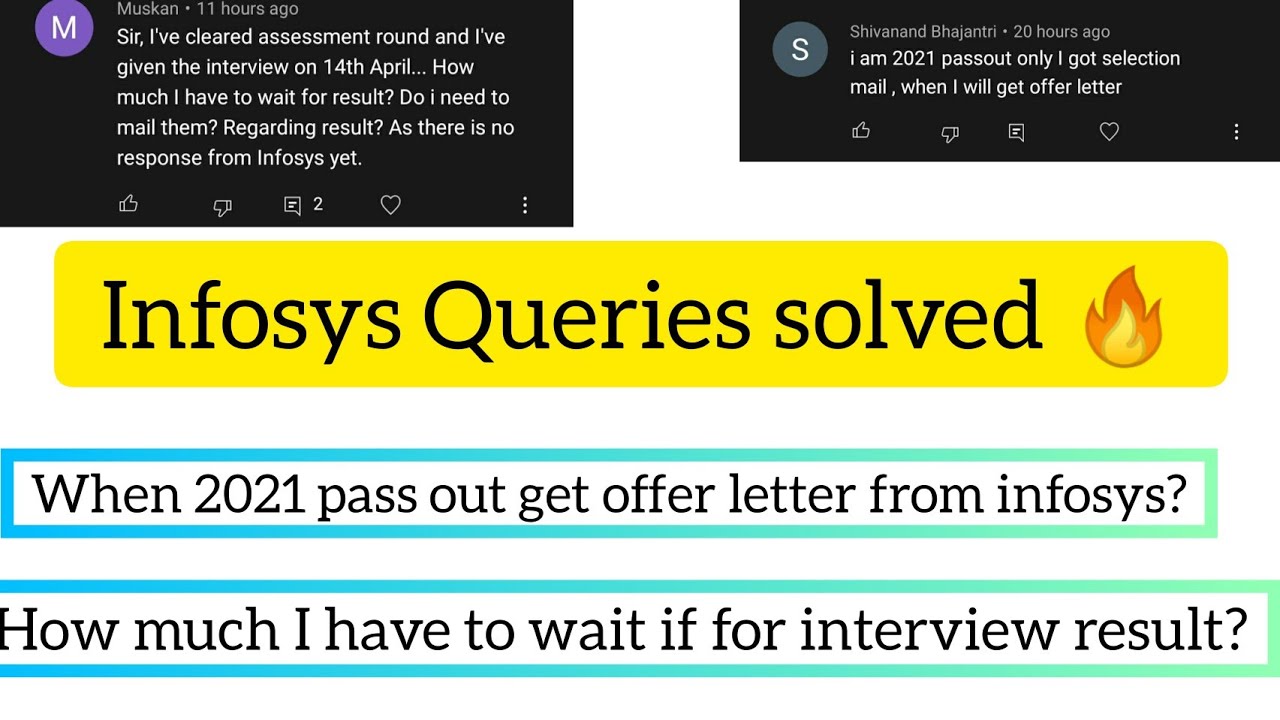 Infosys interview result || Infosys mail not received || Infosys ...