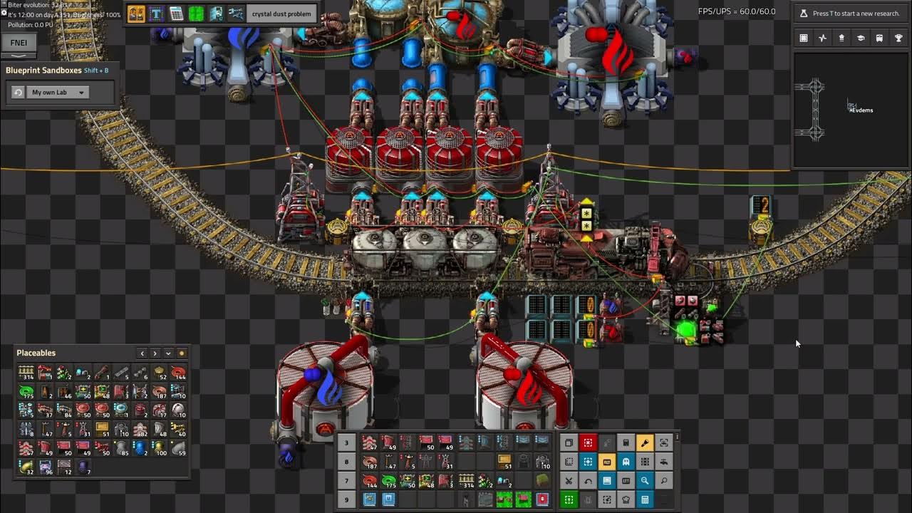 factorio. Bob&Angel. double fluid LTN stations with double pupms. load