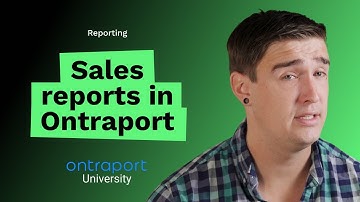 How to use sales reports in Ontraport to make data-driven decisions