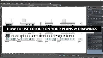 TurboCAD - How To Use Colour To Show The Difference Between Existing & Proposed Architect Plans