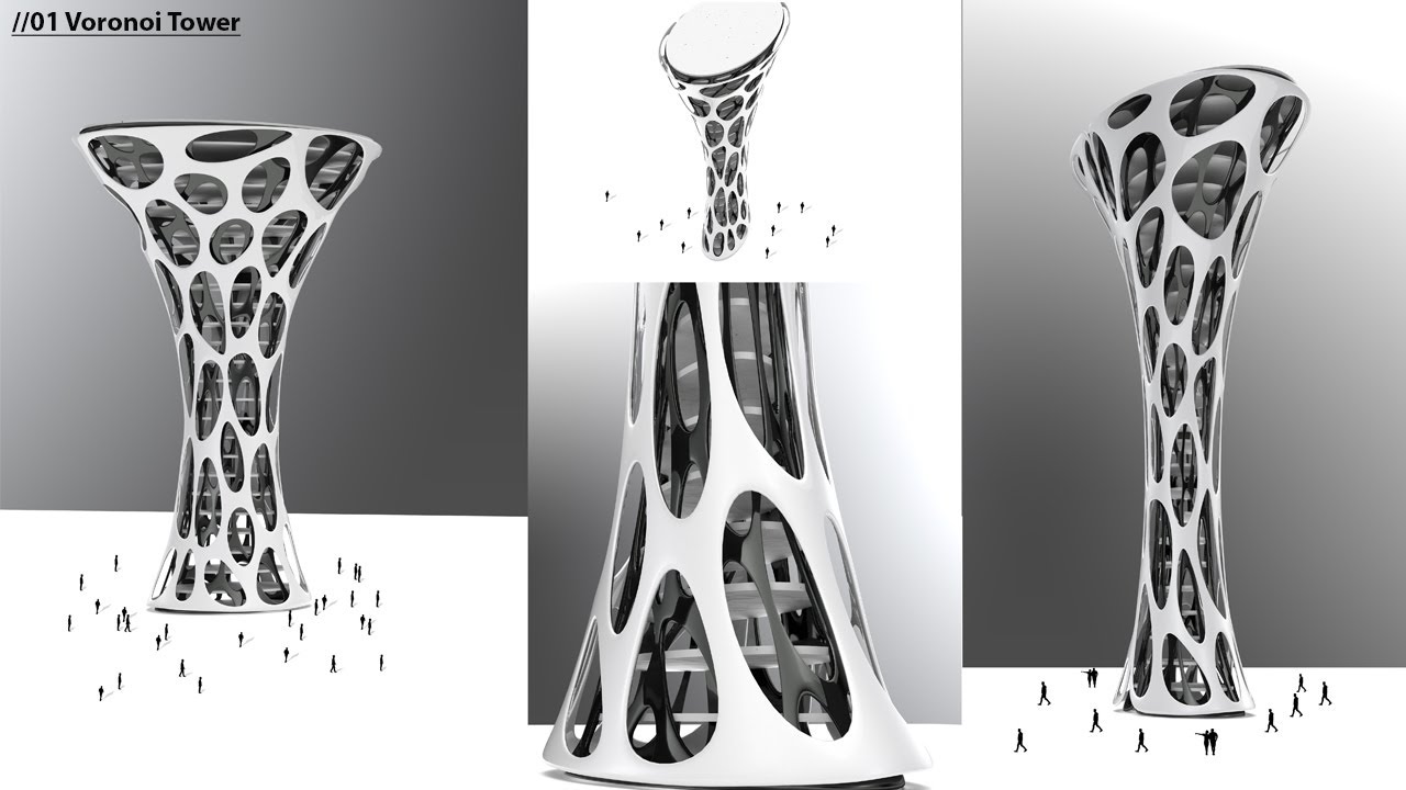 Double skin Facade for tower Rhino Grasshopper tutorial - YouTube