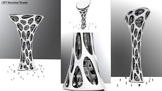 Double skin Facade for tower Rhino Grasshopper tutorial