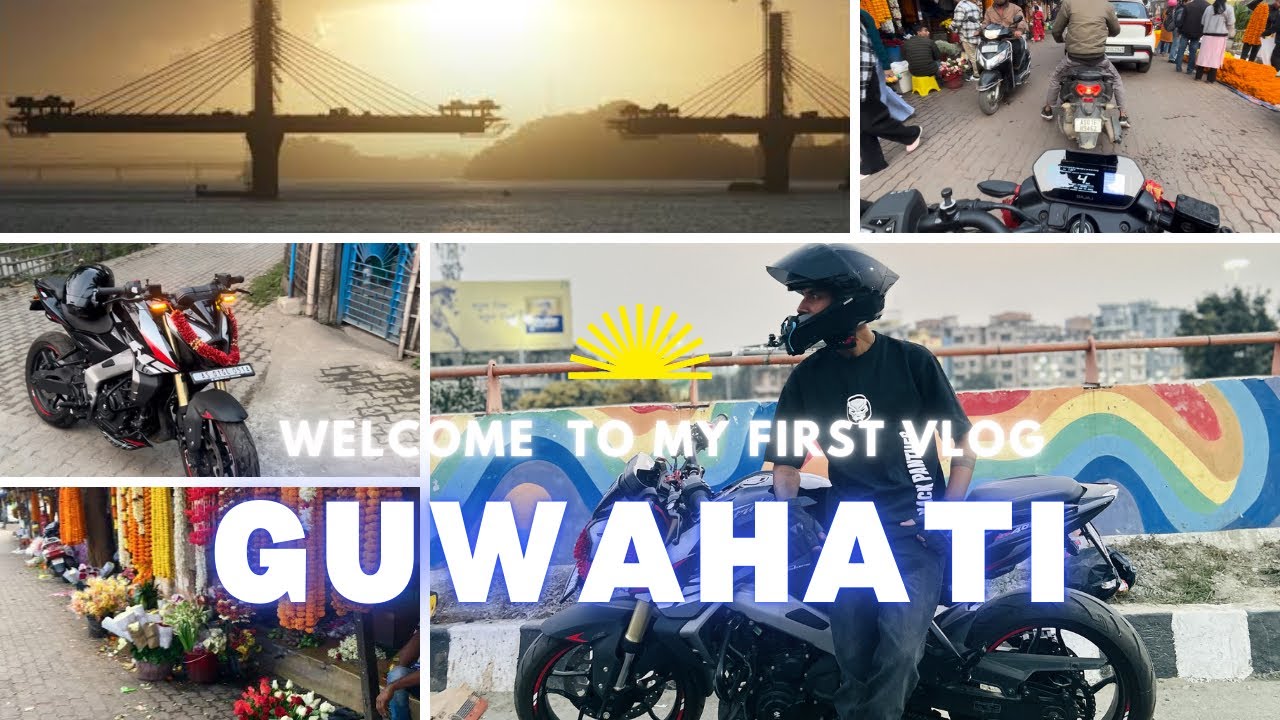 FIRST VLOG OF MY LIFE WITH MY BRUTAL MACHINE🥹|| NS400z🔥#bajajbikes #bikelife #indian #guwahati 