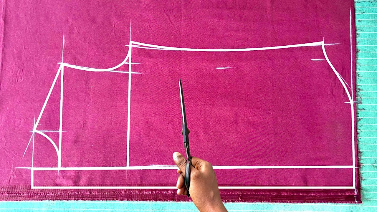 Perfect Men's shirt cutting easy method | simple shirt cutting method
