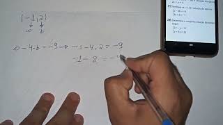 Verifique se (-1,2) é solução do sistema a-4b=-9 3a+b=-1