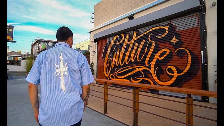 ALFONSO GARCIA LETTERING : GRAIN TRADERS LA MURAL