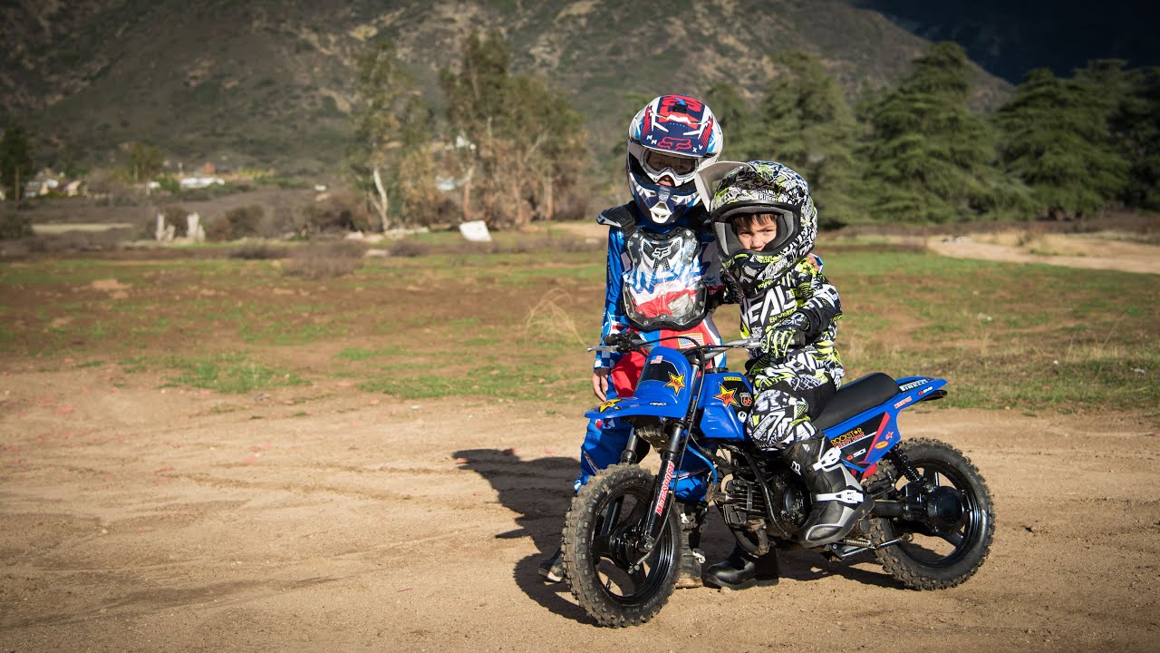 3 Year Old - Gavin's New PW50 &  1st Ride - Xmas Day 2018
