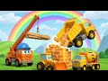 Building A House With Trucks 🏠🚚   Construction Songs For Kids &amp; Toddlers