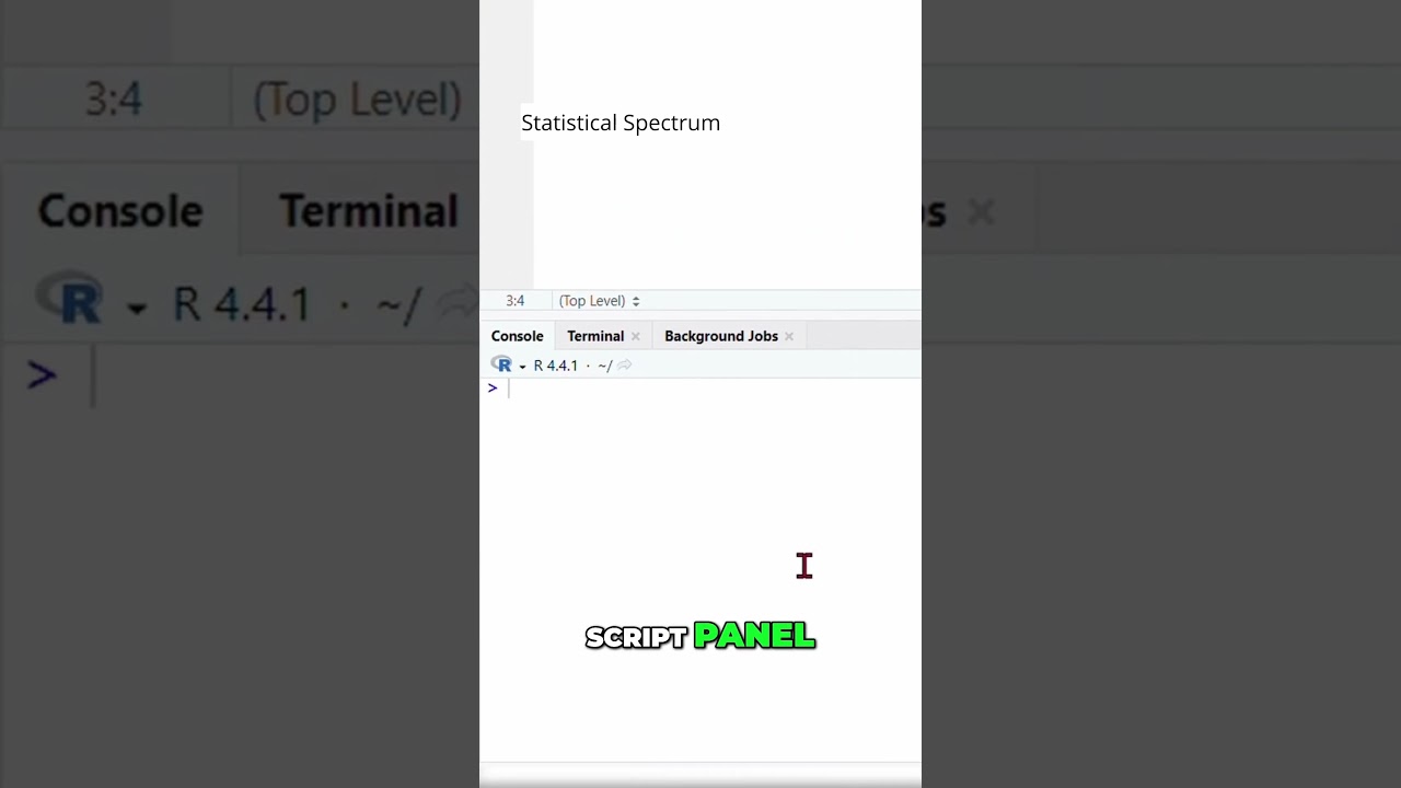 RStudio Console Panel | R studio tutorial 