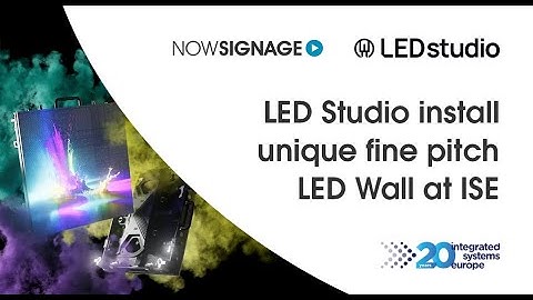 Powering Greatness with LED Studio | NowSignage ISE 2024