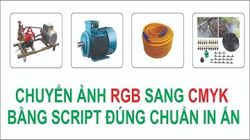 Chuyển ảnh RGB sang CMYK đúng chuẩn in ấn bằng CsriptVBA. #shorts