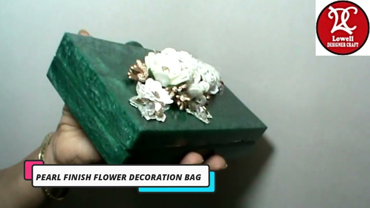 Marble & pearl finish Acrylic Clutch