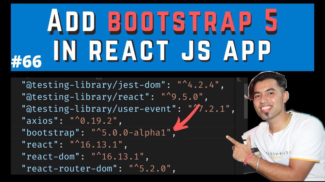 How to Install and Use Bootstrap 5 in React JS