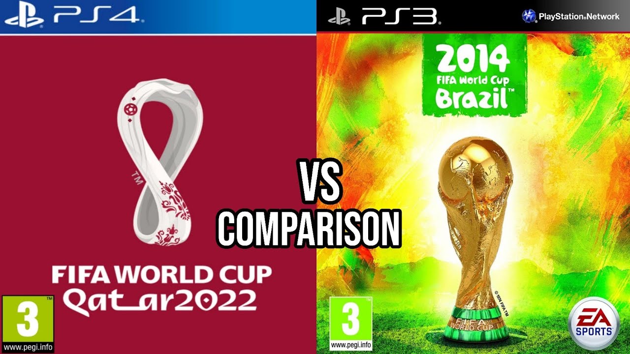 FIFA WORLD CUP 2022 PS4 Vs FIFA WORLD CUP 2014 PS3