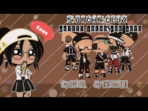 5 Gacha Club Outfit Ideas For Boys Badboy Youtube