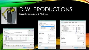 Siemens NX 10 - Expressions & Attributes - Excavator