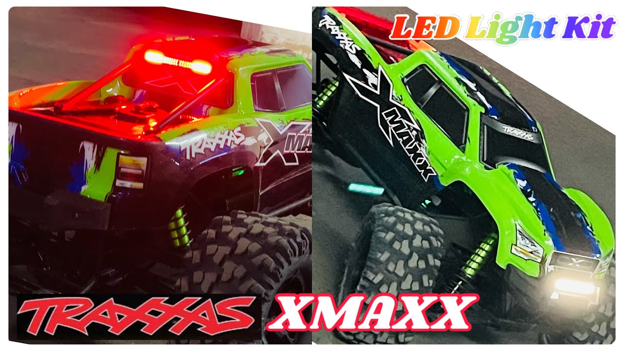 XMaxx LED Light Kit (Traxxas) installation &Testing 💪 YouTube