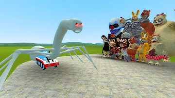 THOMAS THE TANK ENGINE VS ALL DARK DECEPTION CHAPTERS 1-5 NPCs in Garry