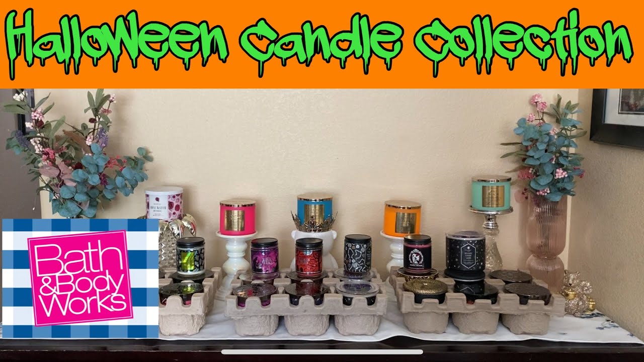 BATH & BODY WORKS HALLOWEEN CANDLE COLLECTION YouTube