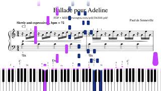 Ballade Pour Adeline | Piano with Sheet PDF + MIDI