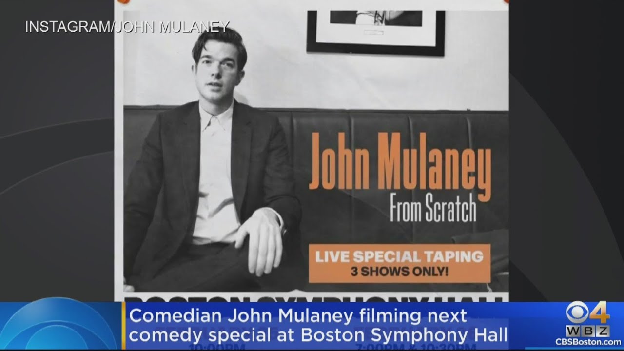 John Mulaney filming next comedy special at Boston Symphony Hall YouTube