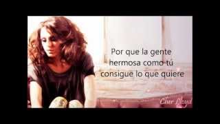 Video thumbnail of "Cher Lloyd- Beautiful People (español)"