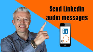 How to send linkedin audio messages