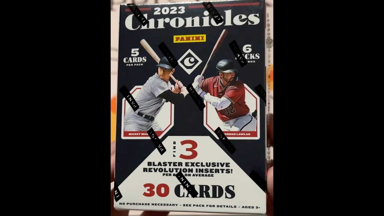 2023 Panini Chronicles Blaster Box Baseball Card Opening + 2023 Topps