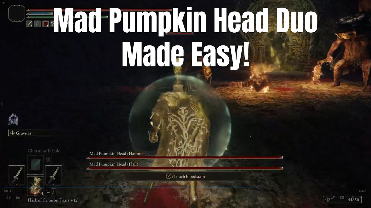 Elden Ring: Mad Pumpkin Head Duo Made Easy (No cheese, No summons, NG+)
