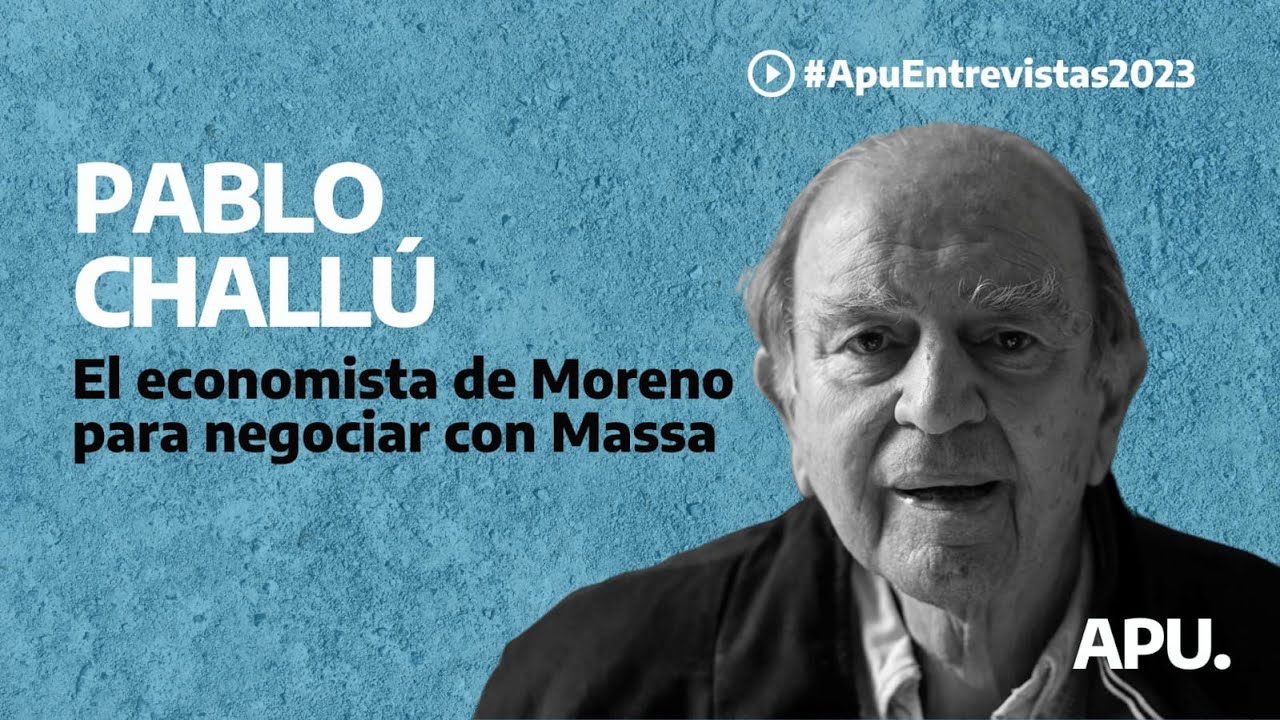 Pablo Challu: ¿Qué propone el economista que Moreno quiere sumar a un eventual acuerdo con Massa?