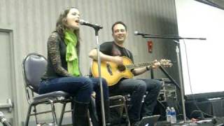 Ohayocon 2011 - Brina Palencia and Mike McFarland singing Sweet Child O' Mine