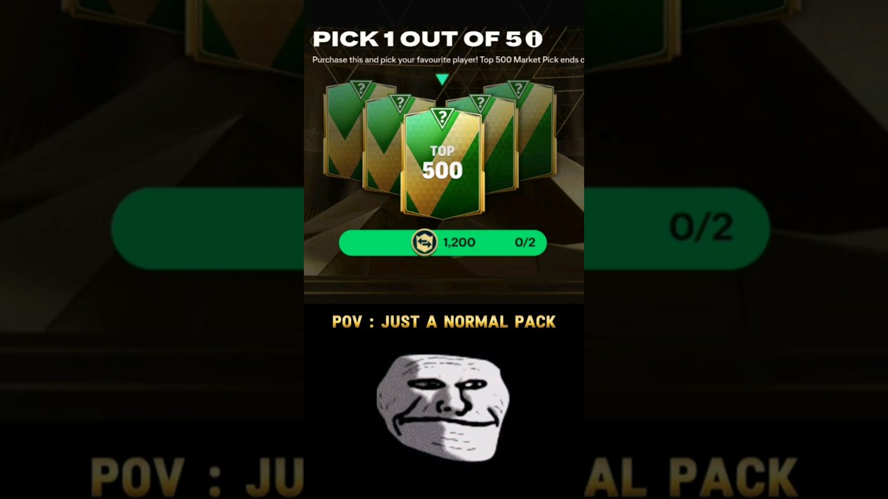 JUST A NORMAL PACK 💀 