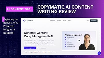 Overview of Copymatic AI