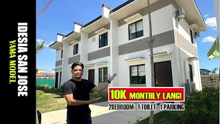 10K MONTHLY LANG! Affordable House and Lot in San Jose Del Monte Yama Model at Idesia San Jose