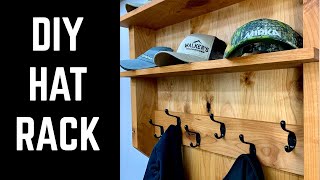 How to build a hat rack / coat rack