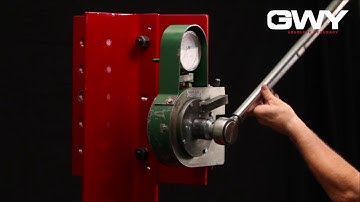 GWY Hex Bolt Pre-Installation Verification: Turn of Nut Wrench