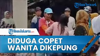 Viral Video Diduga Copet, Seorang Wanita Dikepung Hingga Ditarik-Tarik Ma, Warga Pencuri Ini