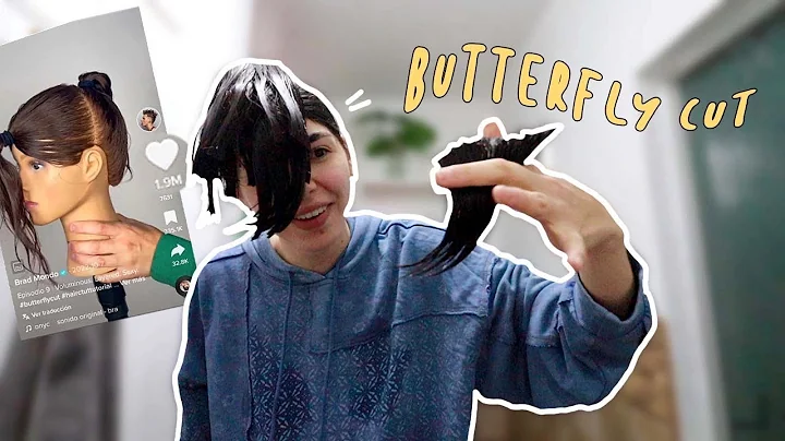 me hice el "BUTTERFLY CUT" en casa