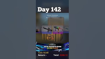 Opening a CSGO Case til a gold appears - DAY 142 #Shorts