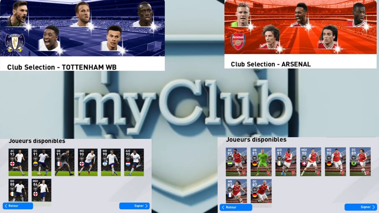 Iconic Moment- Tottenham and Arsenal Pack Opening - Pes 2020 Mobile������������