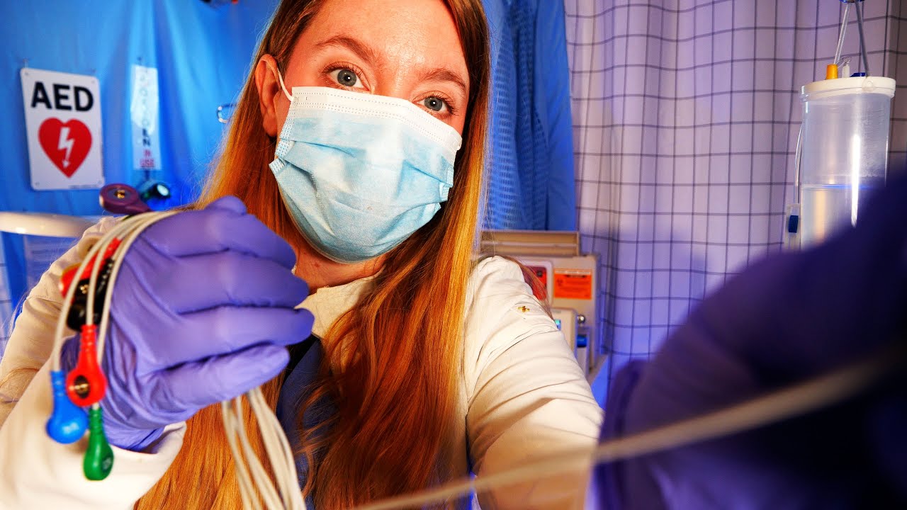 ASMR Hospital Seizure Monitoring | Medical Role Play